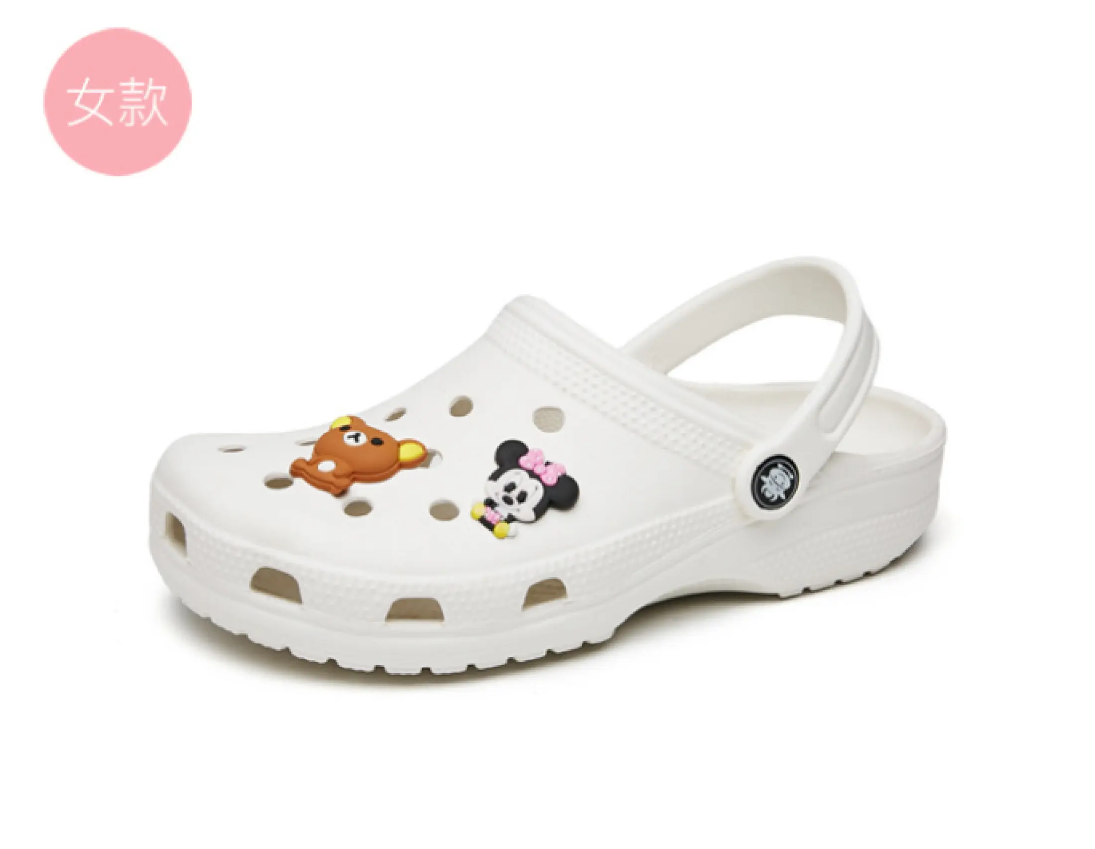 minnie mouse croc sandals