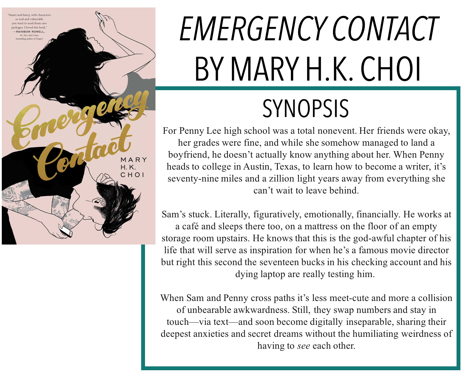 Emergency Contact [Book]