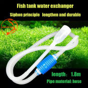 Aquarium Siphon Fish Tank Syphon Vacuum Cleaner Pump Accessories Semi-automatic Water Change Changer