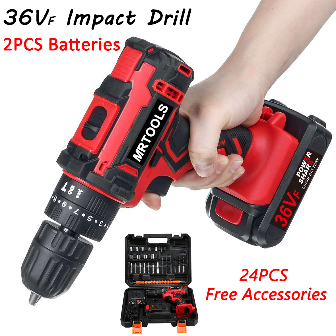 Cordless Drill Impact Drill 36VF 
