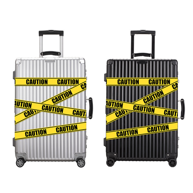 Large LabelsCAUTIONLuggage Sticker 