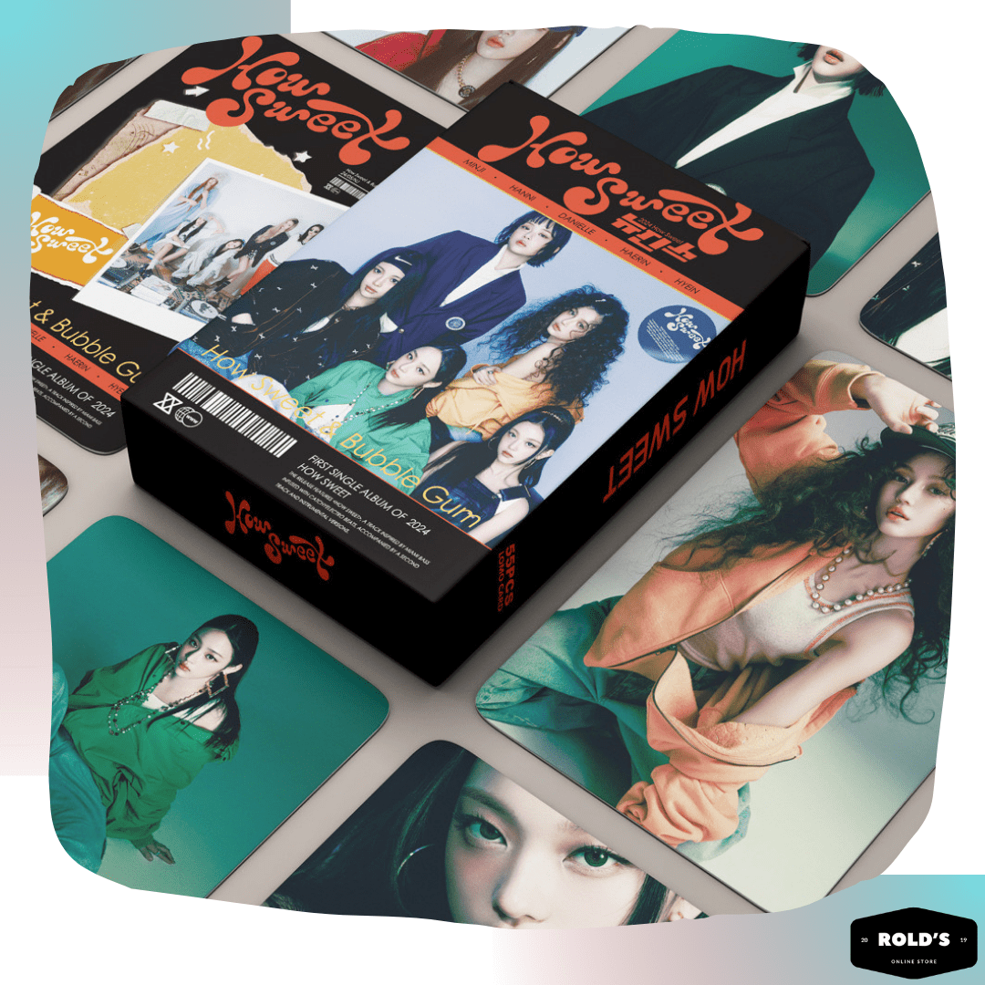 YFAIYJ 6 Boxes/330Pcs NewJeans Photocards KPOP New Jeans Merchandise Lomo Card Set Gift