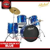 Global 5-Piece Drum Set with free Drumstick