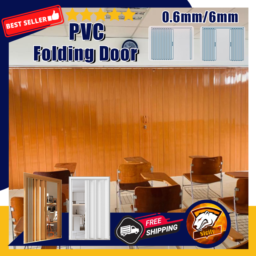 PVC Accordion Sliding Door - OEM