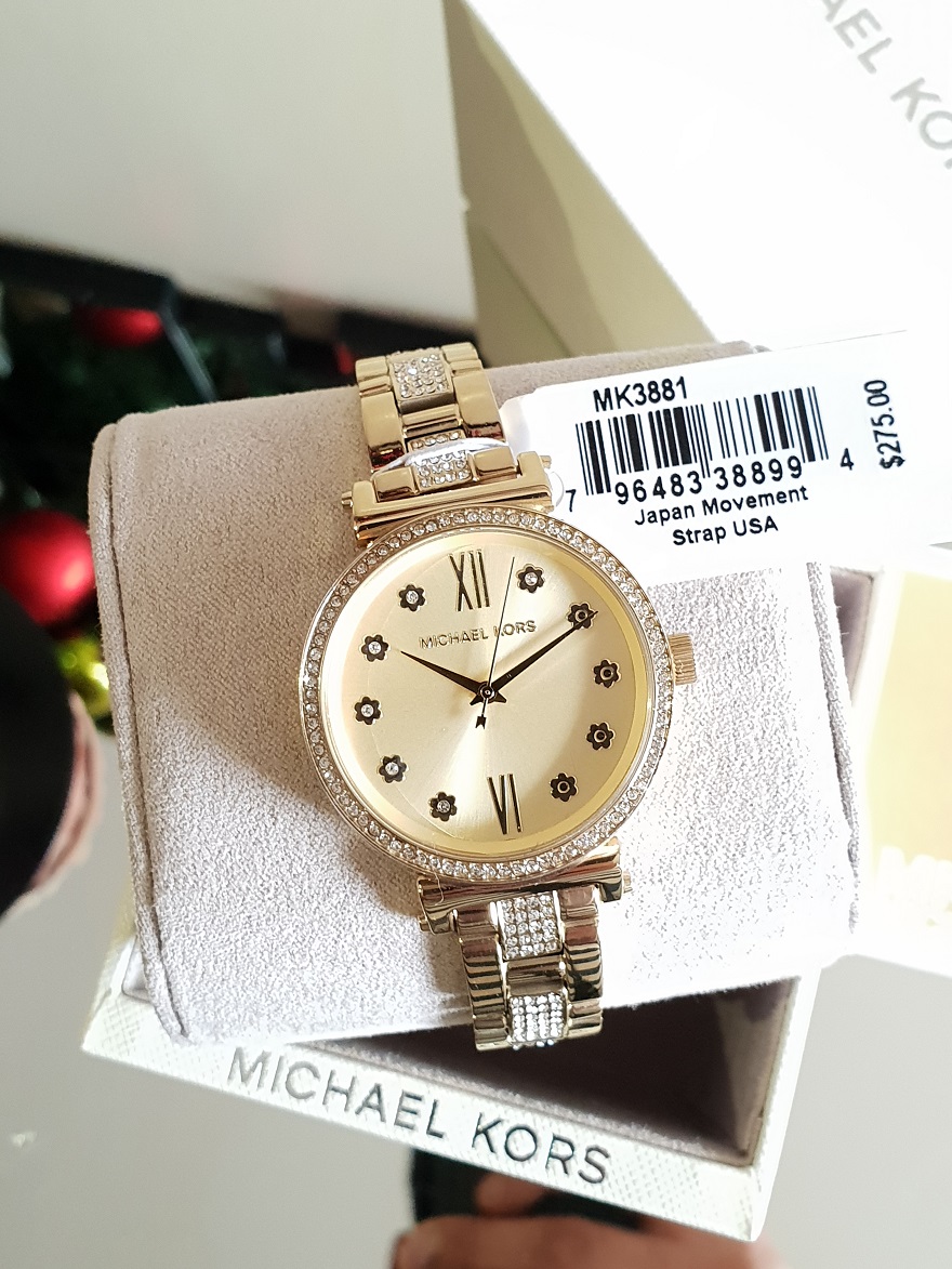 Original Michael Kors MK3881 Sofie Gold Crystal Bezel Ladies Watch 1 Year Warranty for Mechanism 36 mm Lazada PH