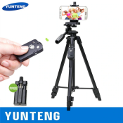 Yunteng VCT 5208 Professional Tripod with Bluetooth Remote