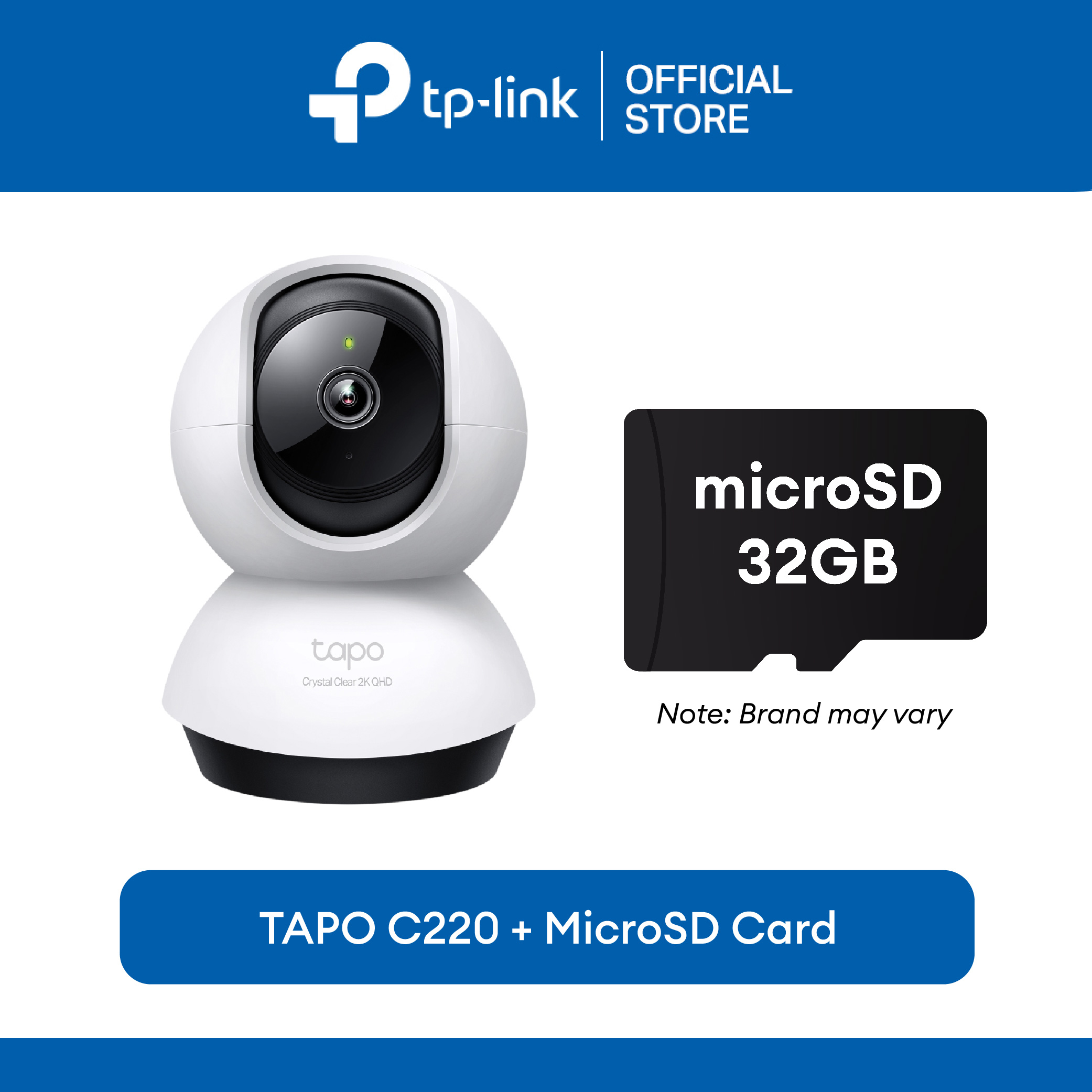 TP-Link Official Store / Tapo C220 2K 4MP / Indoor 360 Degrees Pan and Tilt WiFi IP Security Cctv Sale Camera Connect to Cellphone with Mic and Speaker - Image 3