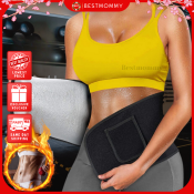 BESTMOMMY Slimming Sauna Belt for Waist Trimming and Fat Burning