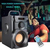 Bluetooth Subwoofer Speaker with LCD Display and FM Radio
