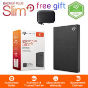 Seagate Backup Plus Slim: Portable HDD with 1TB/2TB Capacity