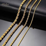 Steffie 24K Gold-Plated Stainless Steel Rope Necklace