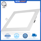 Ecol 3W-18W Thin Led Pin Light With Driver Recessed Panel lamp Downlight Ceiling Light Living Room Square&Round