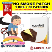 NoSmoke Patch - 30 Authentic Anti-Smoking Patches