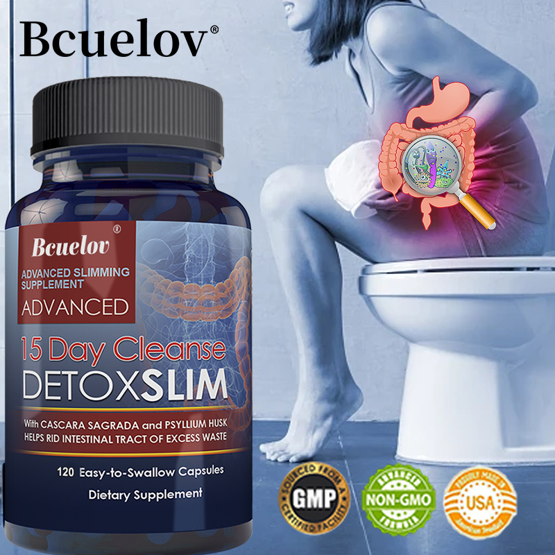 BCUELOV Colon Cleanse & Detox Supplement - 120 Capsules