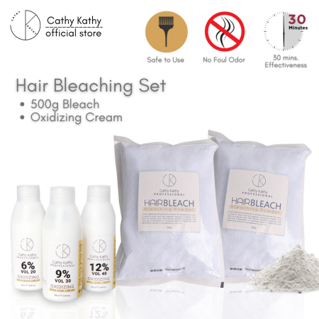 Cathy Kathy Hair Bleaching Kit 500g with Oxidizing Cream