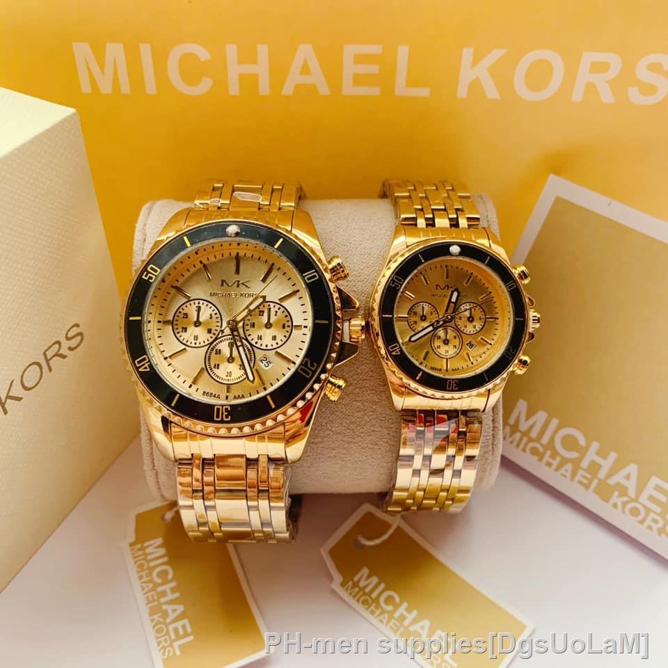 Michael Kors Analogue Quartz Watch With Leather Strap Mk8843 for Men Mens Accessories Watches 