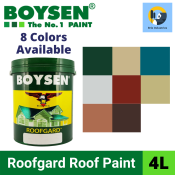 Boysen Roofgard Gloss Roof Paint (4L) in 8 Colors