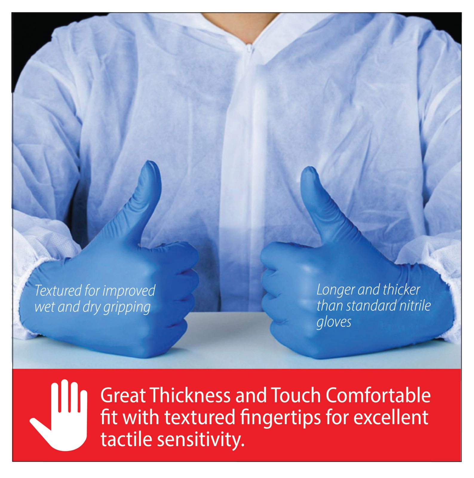 surgitech nitrile gloves