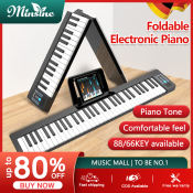 Minsine Portable Digital Piano with Bluetooth and 88 Keys