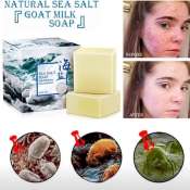 Goat Milk Sea Salt Soap for Pimple and Acne Treatment