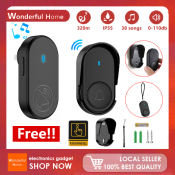 Waterproof Wireless Doorbell - 320M Range, 38 Songs (Brand: N/A)