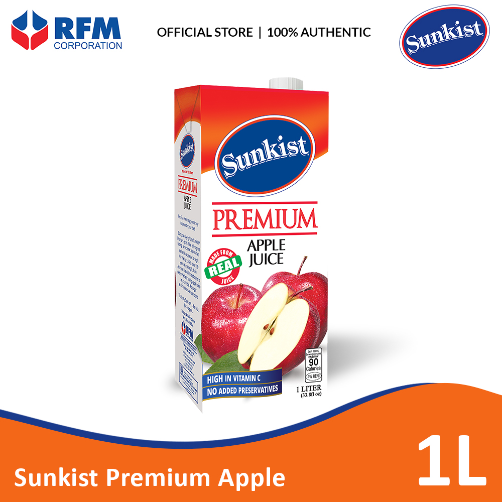 Sunkist Slim Apple Juice 235ml Set of 6s Lazada Lazada PH