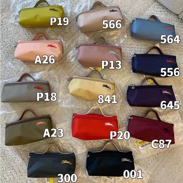 Longchamp Le Pliage Club Logo Cosmetic Bag on SALE