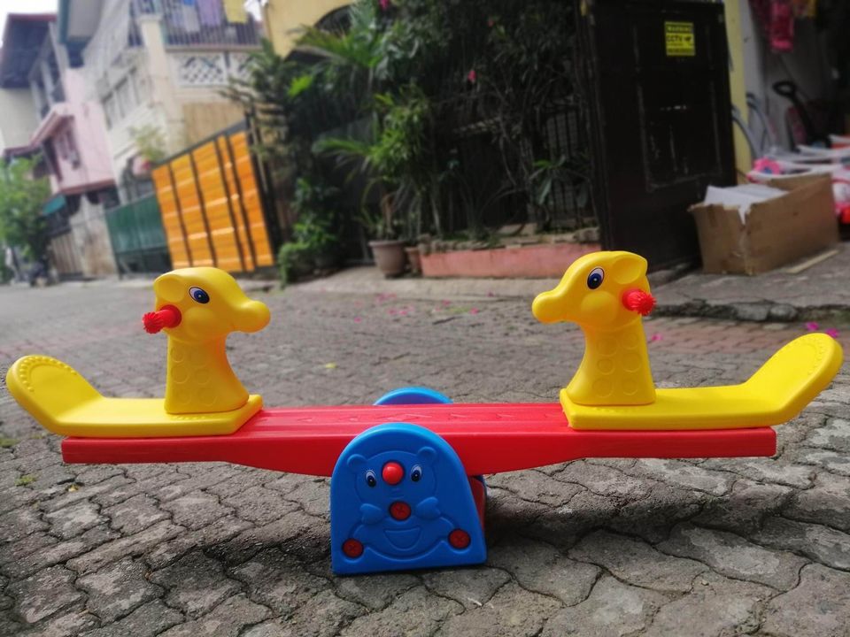 childrens plastic seesaw