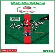 Old Town Carbon Paper, Black, Short,