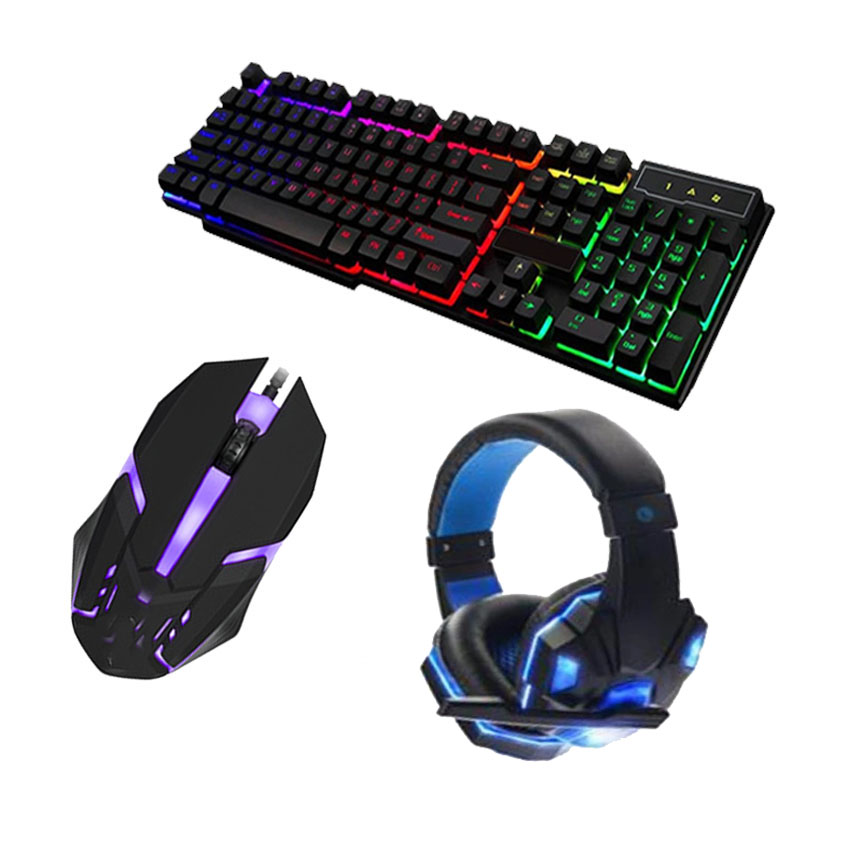 Combo D280 Gaming Keyboard And Mouse With Led Bass Headset Lazada Ph