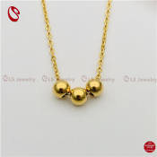 LS jewelry 14K Stainless gold plated Necklace for women