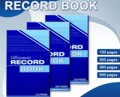 Hard Bound Record Book Big Sizes 150 200  300 500 pages