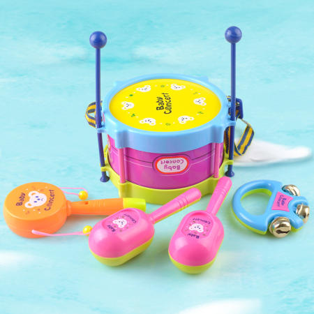 Mini Drum Set for Babies - Educational Percussion Toy