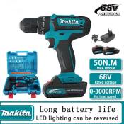 Makita 68V Cordless Hammer Drills & Drivers Set with Accessories