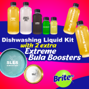 Dishwashing Liquid Kit DIY - with x2 Extreme Bula Booster