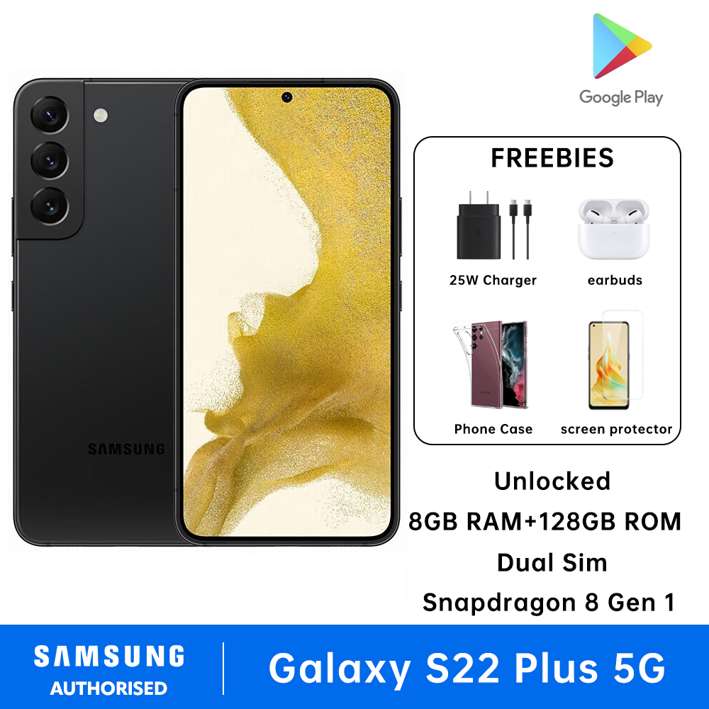 Samsung Galaxy S22 Plus Dual Sim 8GB + 128GB Dynamic AMOLED Snapdragon 8 Gen 1 with freebies - Image 2