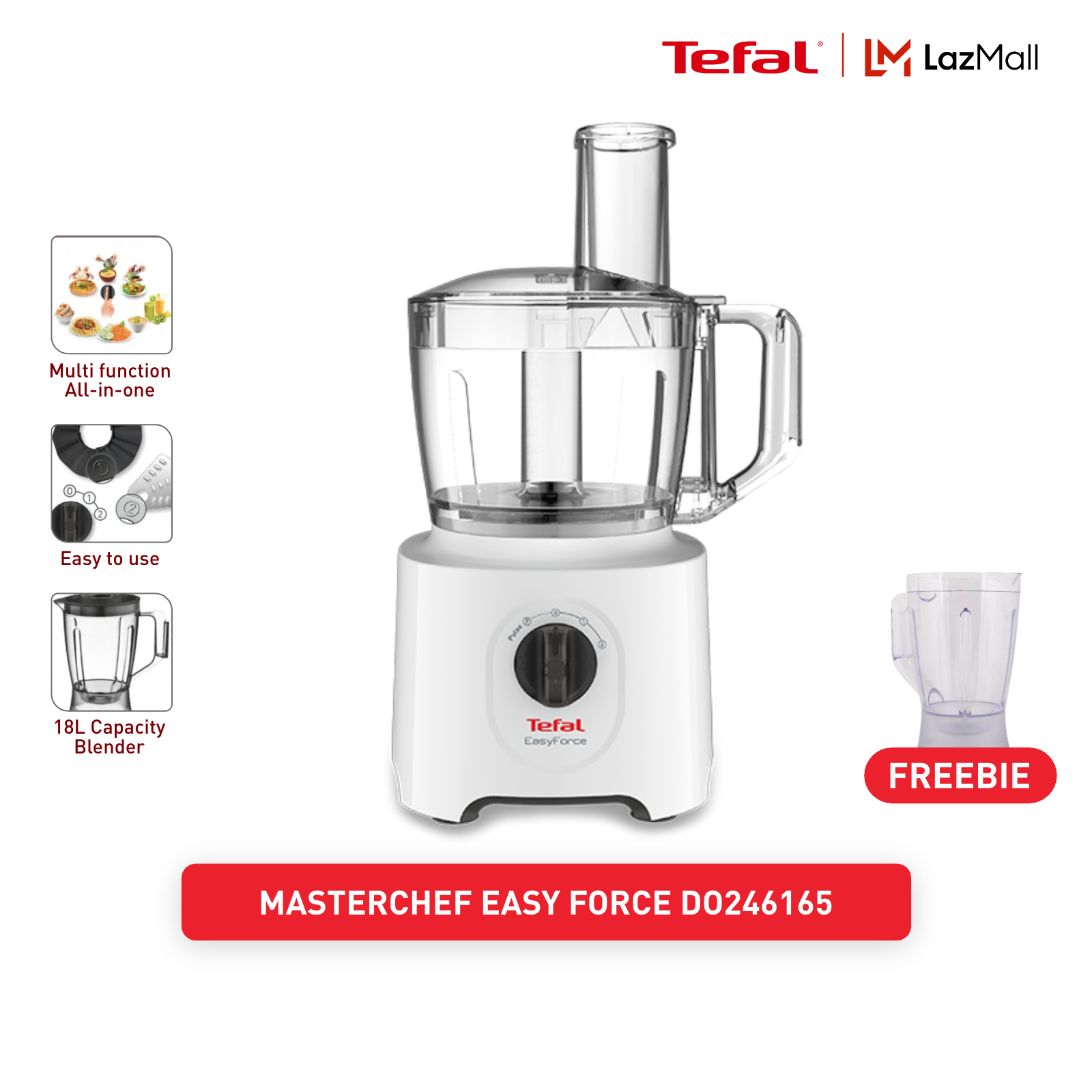 Tefal EasyForce Food Processor DO246165