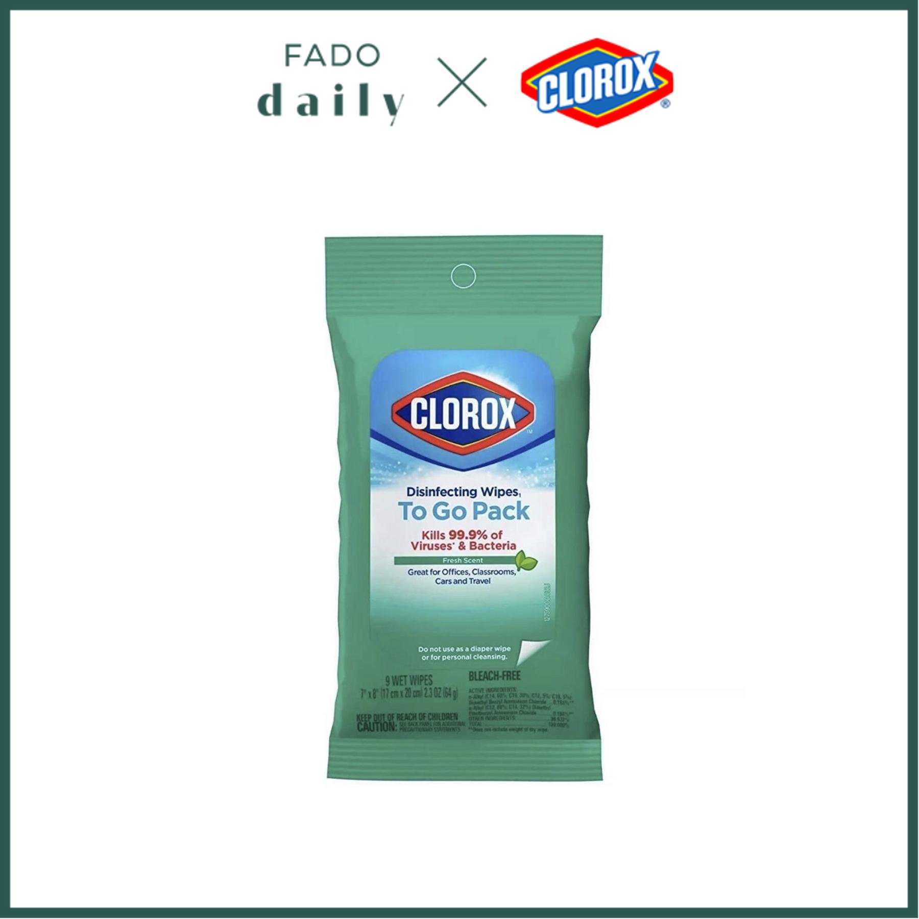Khăn Khử Trùng Clorox Disinfecting Wipes, Fresh Gói 20 tờ 135g - Nhập khẩu
