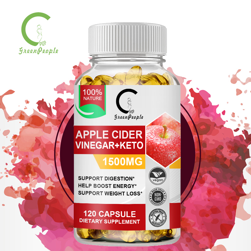 GPGP GreenPeople Apple Cider Vinegar Capsules - Detox & Slim