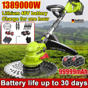 BAIPUXI Rechargeable Grass Cutter with Lithium Battery - Lightweight