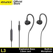 Awei L3 Mini Earbuds - Bass Stereo Earphones