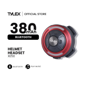 TYLEX E50 Bluetooth Motorcycle Helmet Headset - Hands-Free, 6Hrs Working