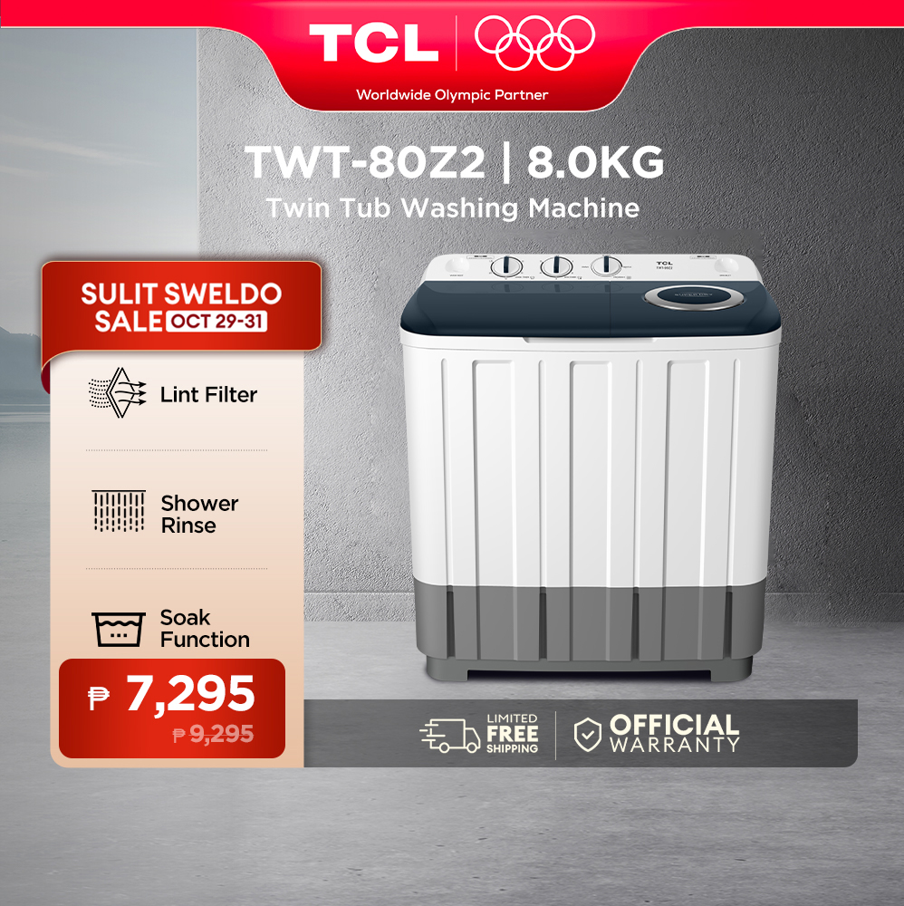 TCL KG Twin Tub Washing Machine TWT-60Z1 Lazada Lazada PH