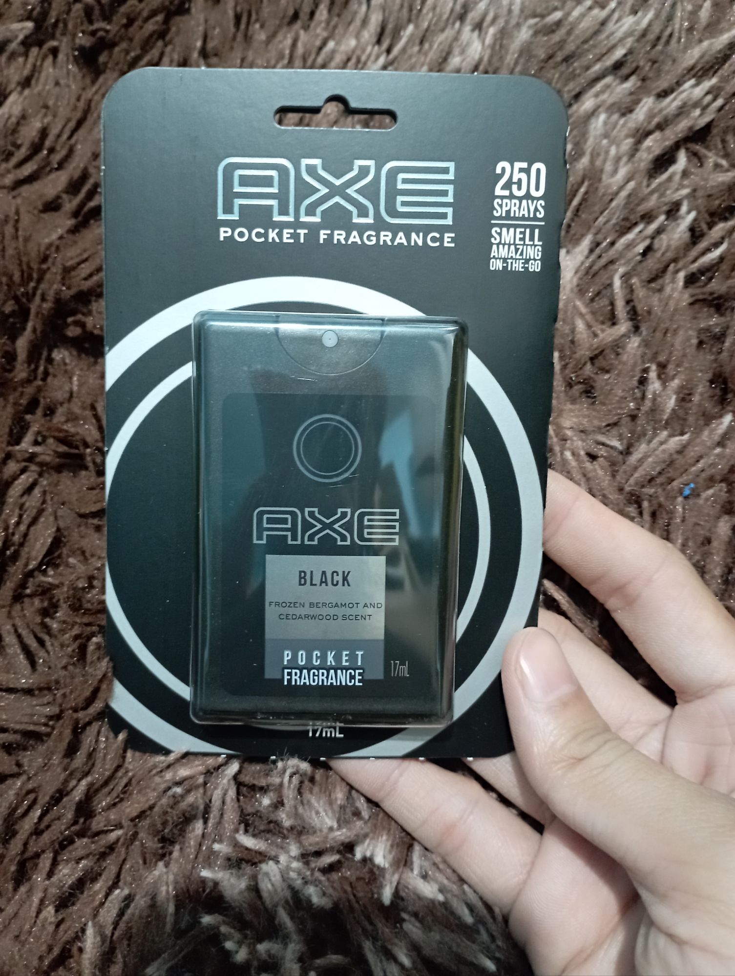 Axe black pocket discount perfume