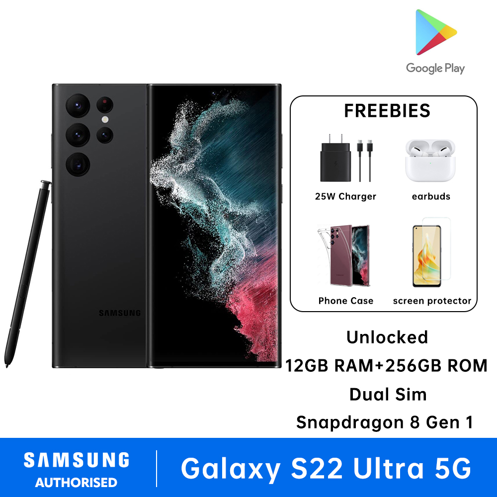 Samsung Galaxy S22 Ultra 5G Smartphone Dual Sim 12GB RAM + 256GB ROM Factory Unlocked Snapdragon 8 Gen 1 Cellphone 5000 mAh - Image 4