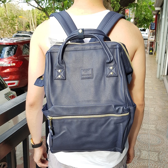 Anello bag store navy blue