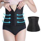 DAPANDA Women's Slimming Waist Trainer with Bustier and Back Support