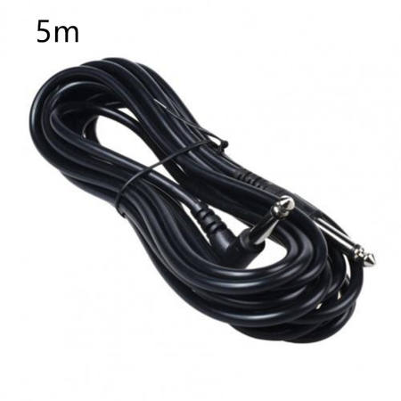 3m Electric Guitar Cable, Straight/Elbow, Durable, 6.5mm Jack