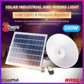 BOSCA Solar Industrial Light with Mosquito Repellent (500W)