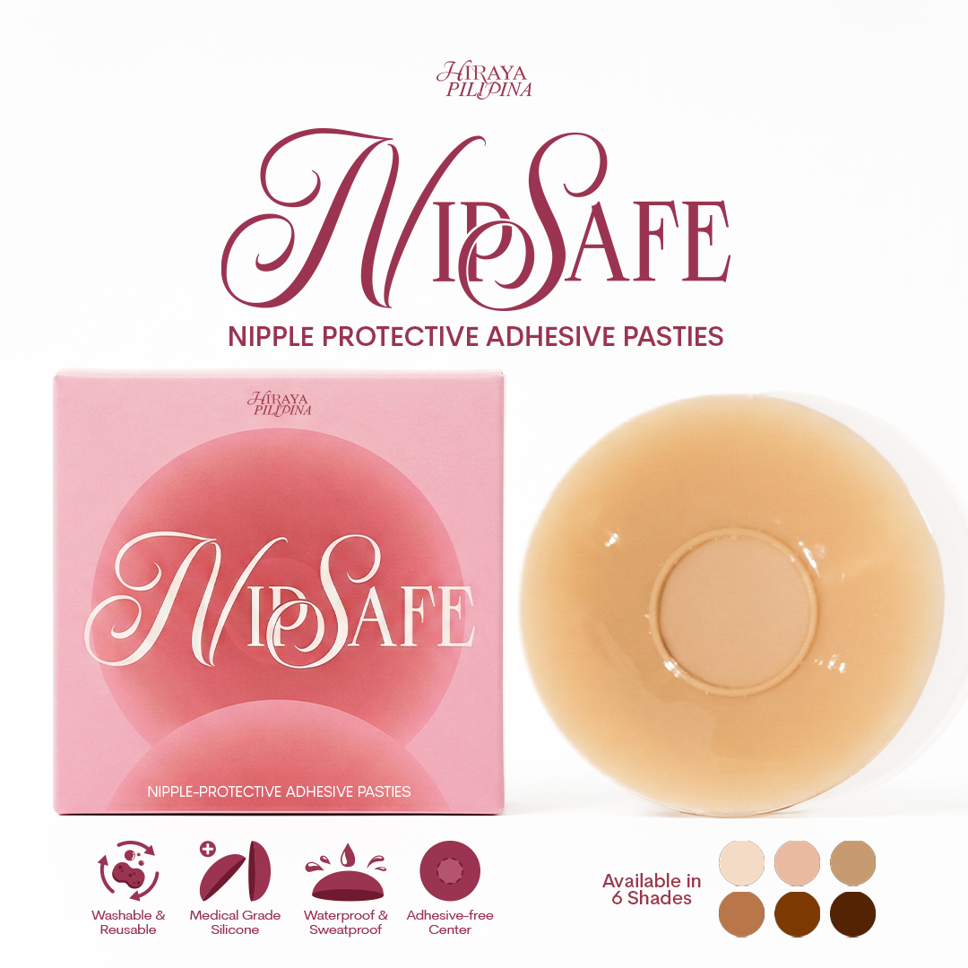 Hiraya Pilipina / NIPSAFE PASTIES - Nipple Center-Protective Pasties (Waterproof, Sweatproof, Seamless, Reusable)